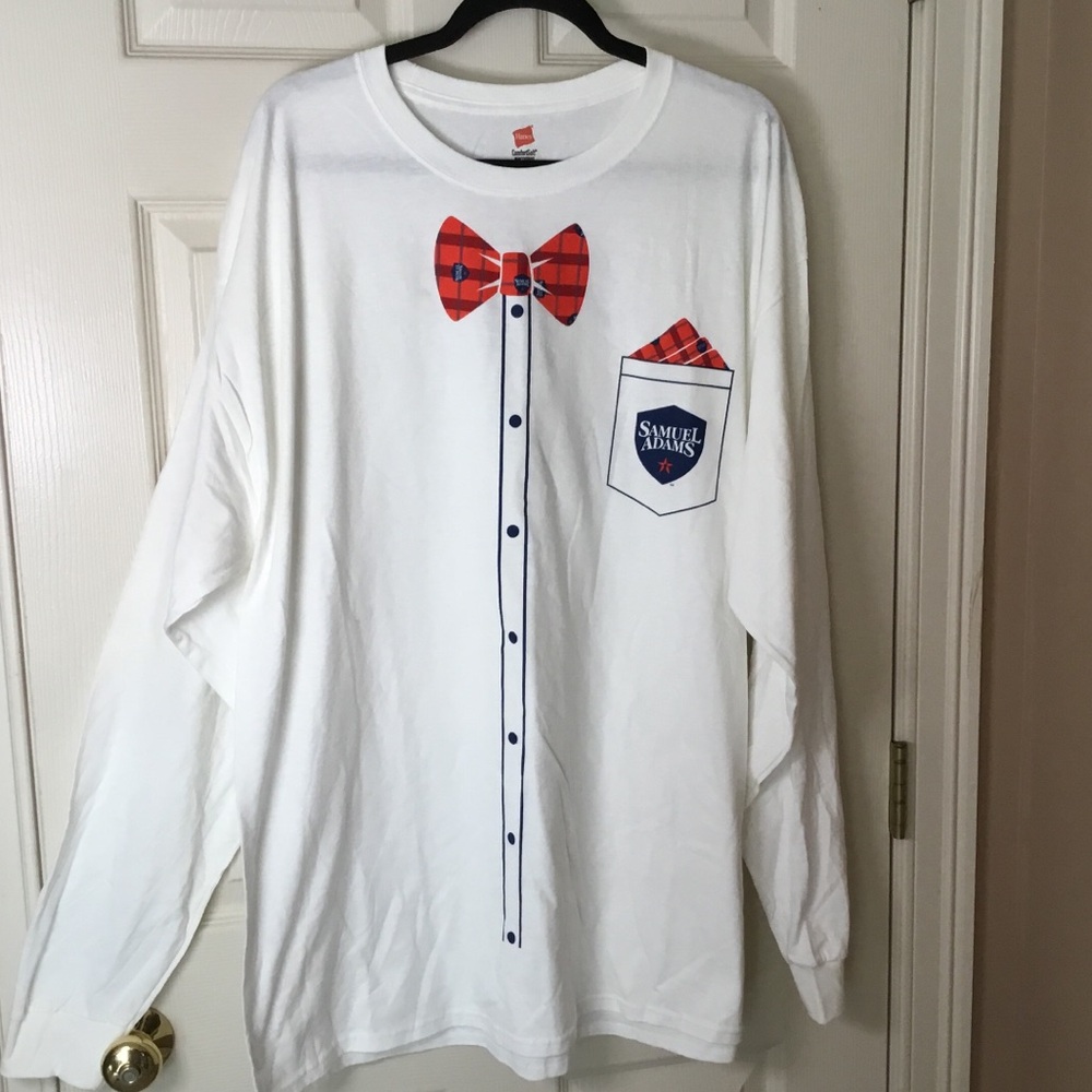 Samuel Adams Get Decked Out Long Sleeve Tee - 2XL - NWOT